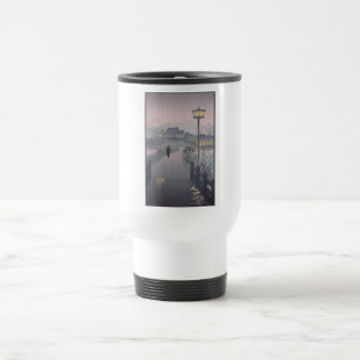 Taza De Viaje Lluvia en el camino a Shinobazu en Japón