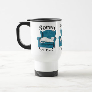 Taza De Viaje Lo siento, tengo planes Regalo divertido para aman