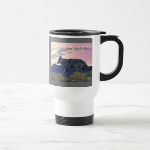 Taza De Viaje Lobo de Alto País