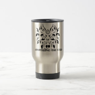 Taza De Viaje Lobo del bombero, CONTESTANDO A LA LLAMADA