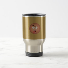 Taza De Viaje Loco Face Travel/Commut Mug