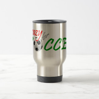 Taza De Viaje Loco para el fútbol
