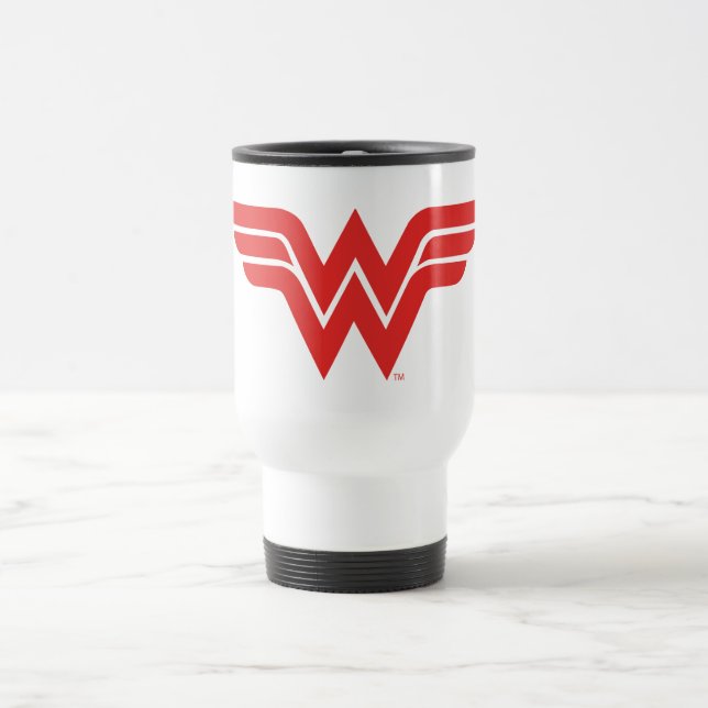 Taza De Viaje Logo de Red Wonder Woman (Centro)