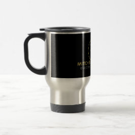 Taza De Viaje LOGO MONOGRAM EN BLANCO LUMINOSO para ELECTRICANOS