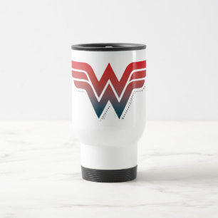 Taza De Viaje Logo Wonder Red Blue Gradient
