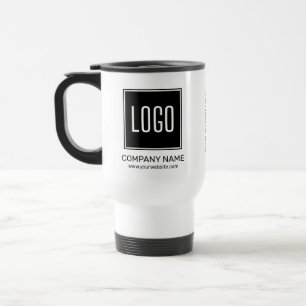 Taza De Viaje Logotipo comercial de personalizado y código QR pe