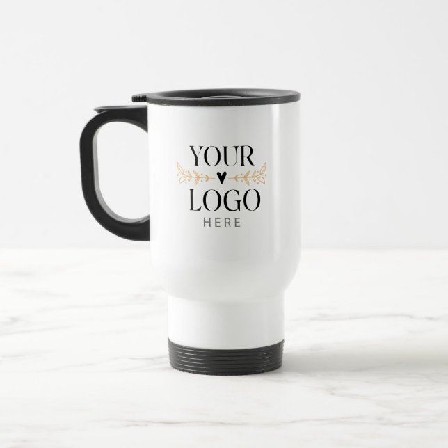 Taza De Viaje Logotipo comercial moderno (Izquierda)