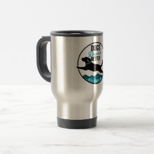Taza De Viaje Logotipo de color completo de la barra de viajes