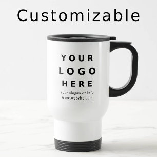 Taza De Viaje Logotipo de empresa personalizado promocional