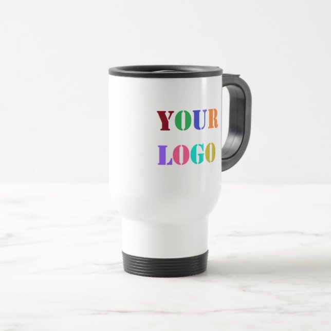 Taza De Viaje Logotipo de la empresa personalizado Tu promoción  (Anverso derecho)