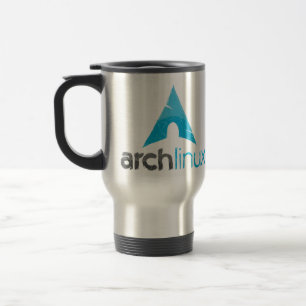 Taza De Viaje Logotipo de Linux del arco