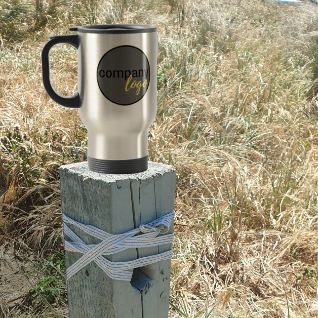 TAZA DE VIAJE LOGOTIPO DE NEGOCIO DE MÍNIMA EMPRESA PROMCIONAL (Subido por el creador)