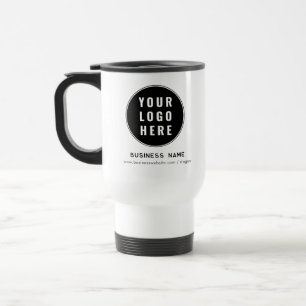 Taza De Viaje Logotipo de negocio moderno sitio web promocional 