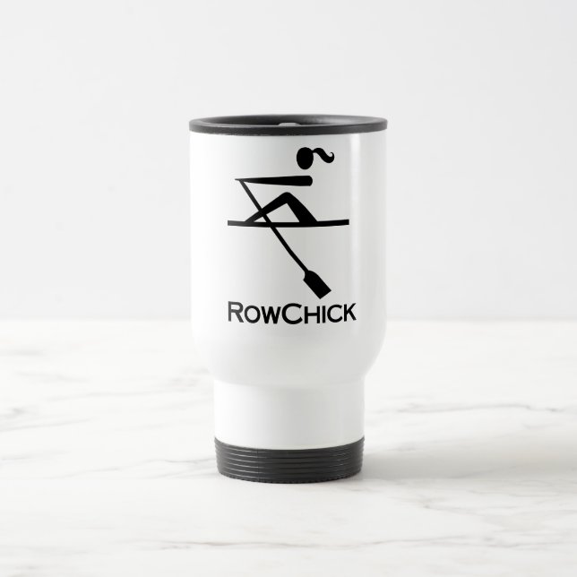 Taza De Viaje Logotipo de RowChick (Centro)