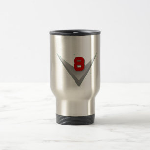 Taza De Viaje Logotipo de V8