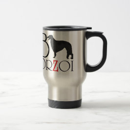 Taza De Viaje Logotipo del Borzoi