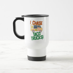 Taza De Viaje Logotipo divertido de Chase Taco Trucks para almue