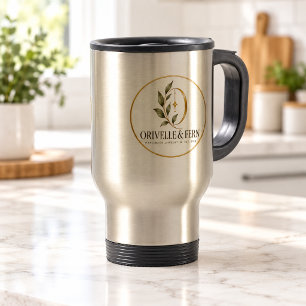 Taza De Viaje Logotipo empresarial corporativo