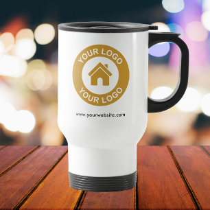 Taza De Viaje Logotipo Empresarial Personalizado Promocional