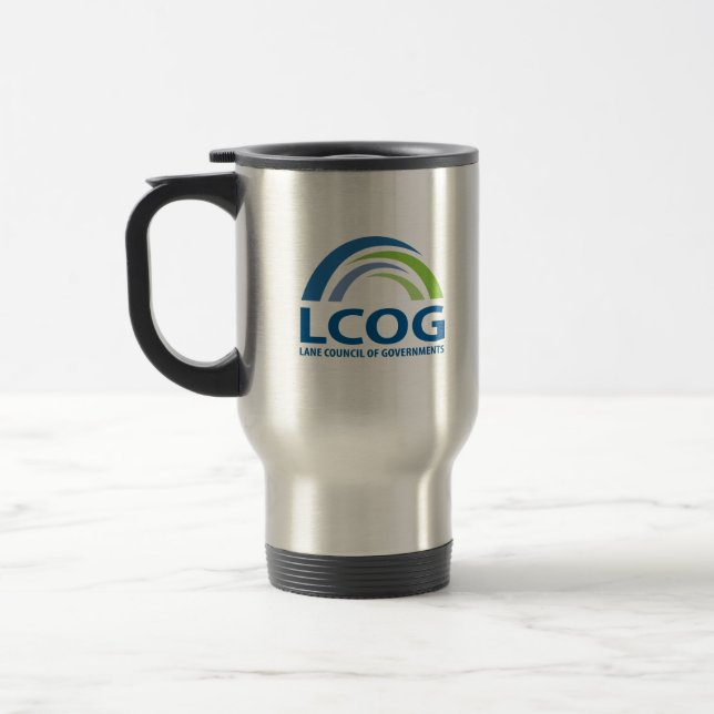 Taza De Viaje Logotipo LCOG Mug Travel (Izquierda)