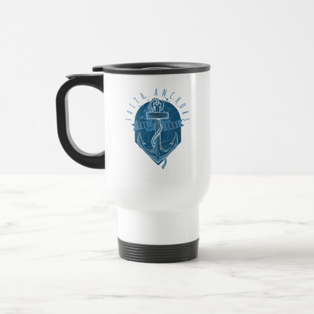 Taza De Viaje Los ancestros de fe náutica del alma (Izquierda)