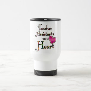 Taza De Viaje Los ayudantes del profesor tienen corazón