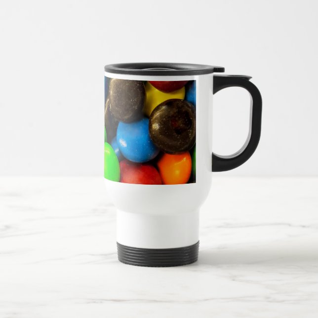 Taza De Viaje Los caramelos son coloridos y dulces (Derecha)