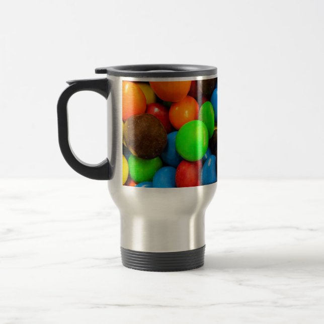 Taza De Viaje Los caramelos son coloridos y dulces (Izquierda)