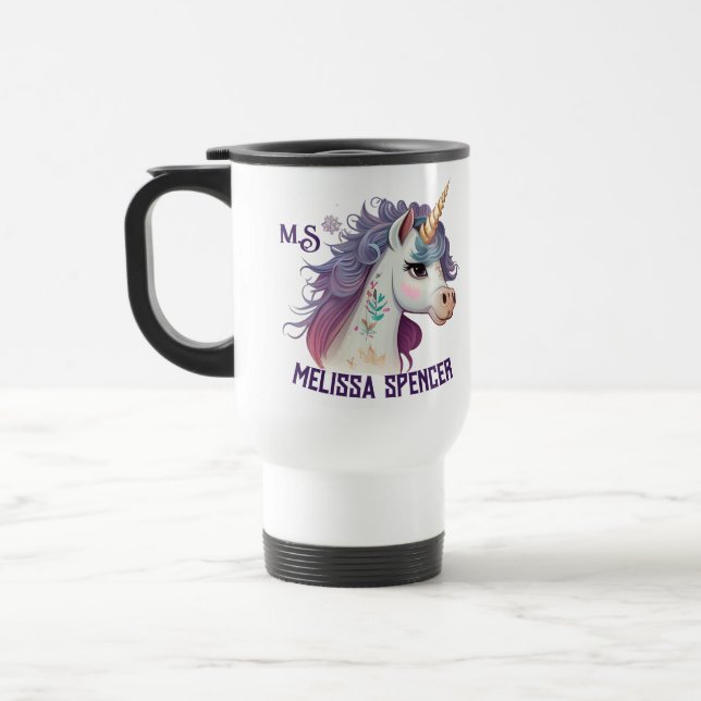 Taza De Viaje Los Chicas blancos eligen elegantemente morado mág (Izquierda)