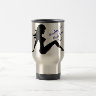 Taza De Viaje ¡Los chicas traviesos necesitan amor también!