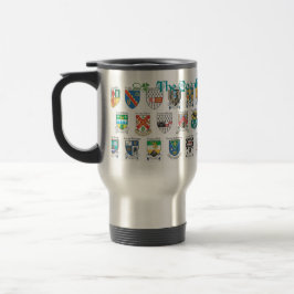 Taza De Viaje Los condados de Irlanda
