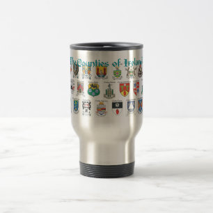 Taza De Viaje Los condados de Irlanda