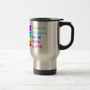 Taza De Viaje Los curanderos Chakra lo hacen con amor en los col