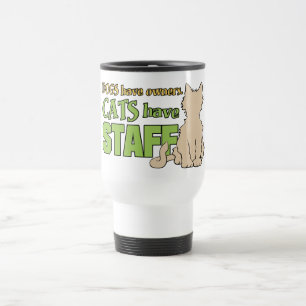 Taza De Viaje LOS GATOS TIENEN RAMAS personalizados DEL PERSONAL