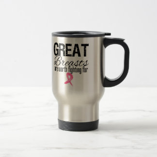 Taza De Viaje Los GRANDES PECHOS valen el luchar para