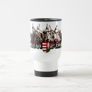 Taza De Viaje Los guerreros épicos de Budapest
