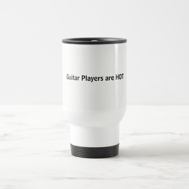 Taza De Viaje Los guitarristas son CALIENTES (Centro)