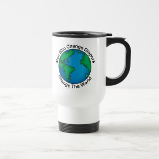 Taza De Viaje Los hombres que cambian los pañales cambian el