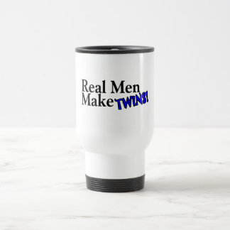Taza De Viaje Los hombres reales hacen a gemelos (b)