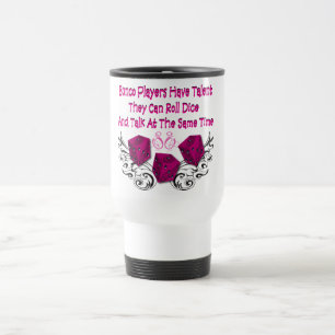 Taza De Viaje los jugadores del bunco tienen talento #2