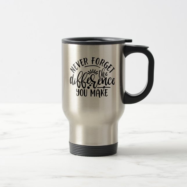Taza De Viaje Los maestros diseñan nunca olvidan la diferencia (Derecha)