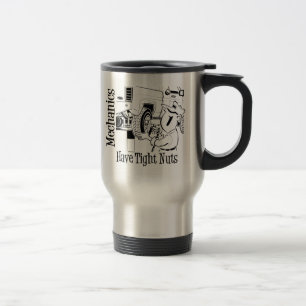 Taza De Viaje Los mecánicos tienen tuercas ajustadas