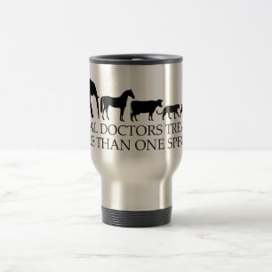 Taza De Viaje Los médicos reales (veterinarios) tratan más de