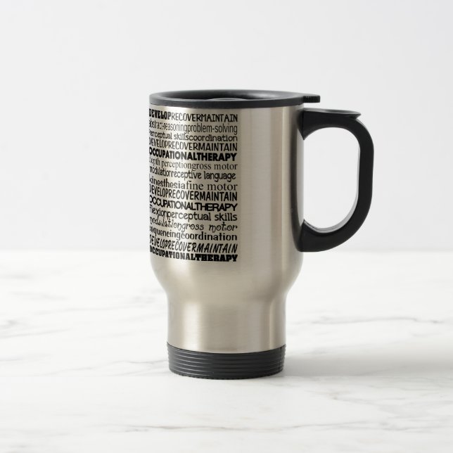 Taza De Viaje Los mejores regalos de la terapia profesional (Derecha)