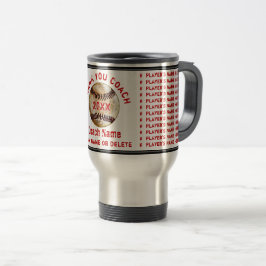 Taza De Viaje Los mejores regalos para entrenadores de béisbol c