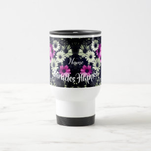 Taza De Viaje Los milagros ocurren en las margaritas Inspiradora