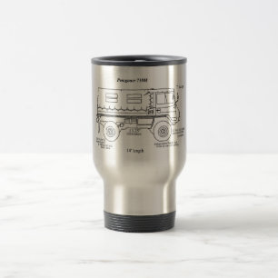 Taza De Viaje Los militares de Pinzgauer los 710M acarrean la