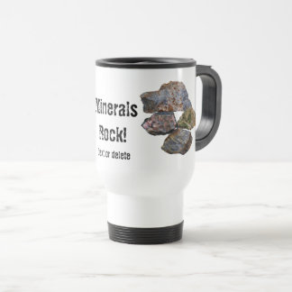 Taza De Viaje Los mineros coleccionistas de rock son divertidos