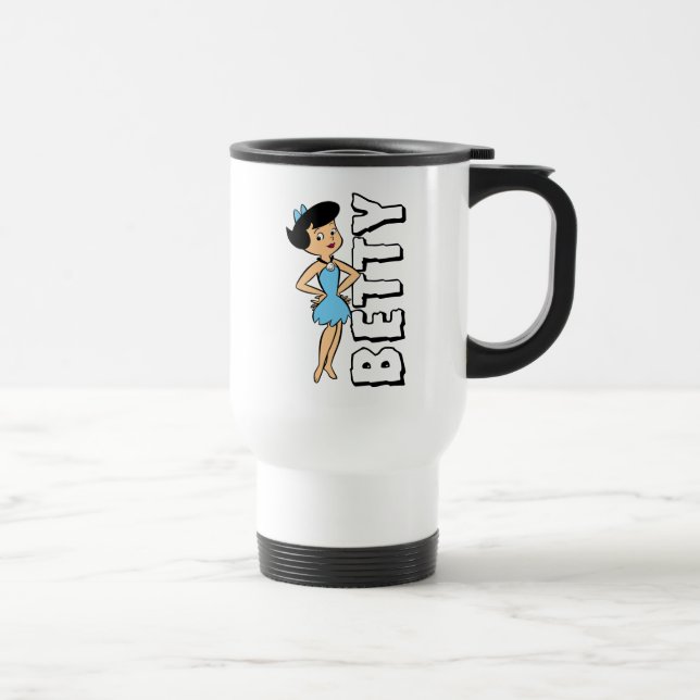 Taza De Viaje Los Picapiedra | Betty Rubble (Derecha)
