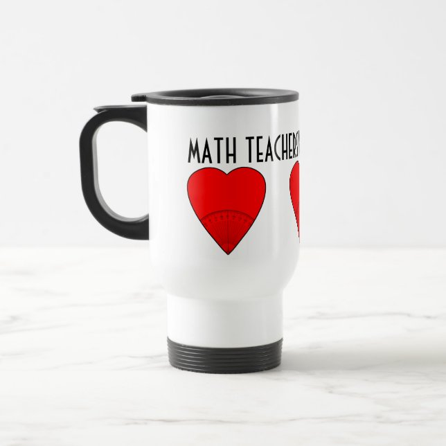 Taza De Viaje Los profesores de matemáticas creen en ángulos (Izquierda)
